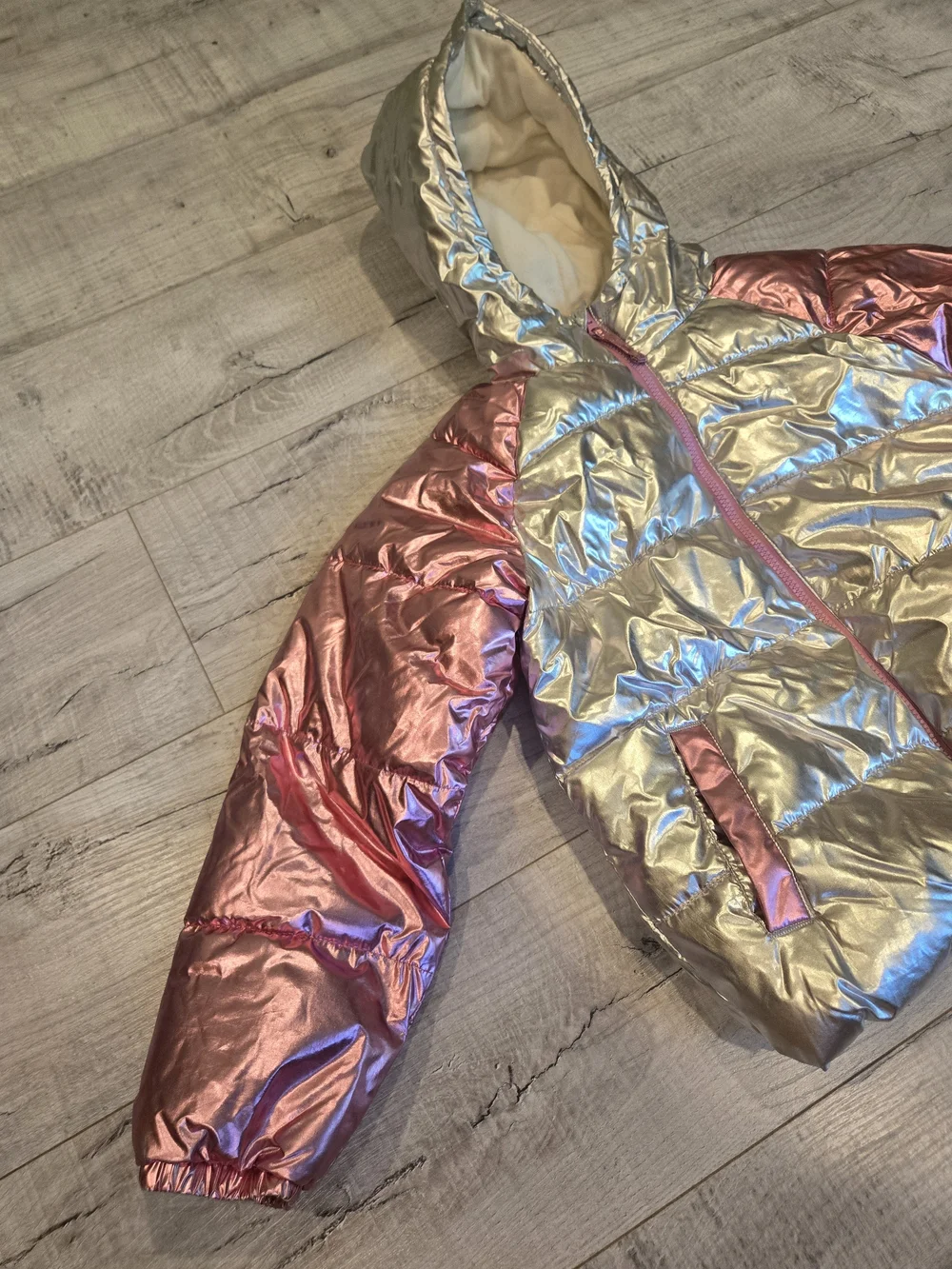 Old Navy shiny metallic